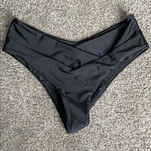 Black bikini bottom